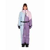 Комбинезон Rosomaha женский Иня утепленный голубой, лиловый от магазина Супер Спорт