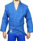 Куртка самбо КрепышЯ синяя от магазина Супер Спорт